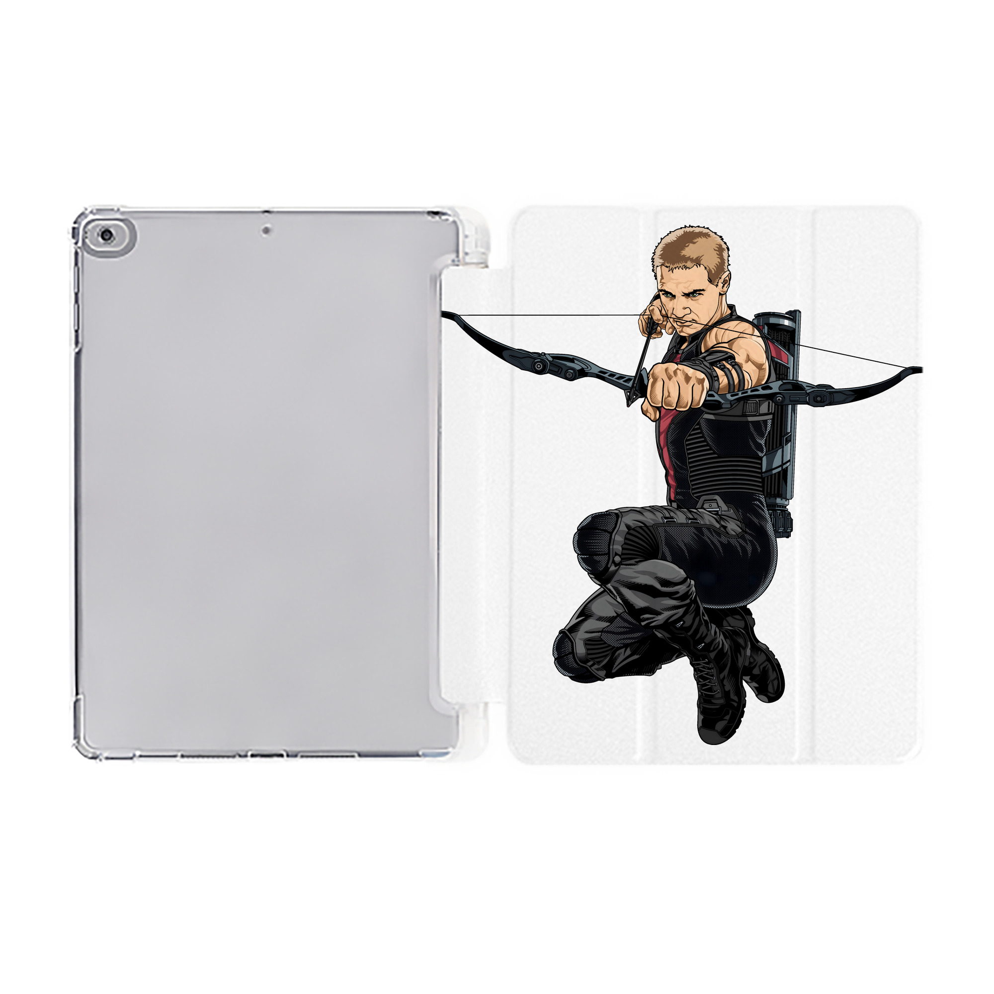 （画像用） アベンジャーズ The Avengers IPad ケース ペン収納付き 三つ折りスタンド PUレザー×シリコン 対応機種9.5/10.5/10.9インチ